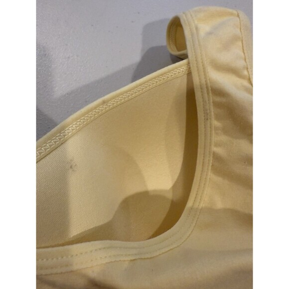 NEW Daisy Bra Womens XL Yellow Floral Front Snap Wireless Stretch Comfort - Picture 6 of 8